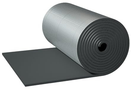 Generisch Wasserdichte Wärmedämmung, Aluminiumfolie, Membran, langlebige Isoliermatte für Dächer, Böden und Lofts, schneidbar, sicher und längenverstellbar (1 x 2 m / 3,3 x 6,6 Fuß)