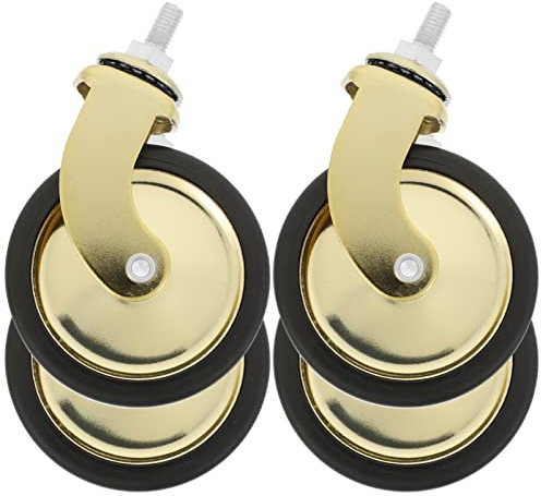OUNONA Ruedas Doradas Para Muebles De Oficina Ruedas Giratorias Suministros Accesorios Casa