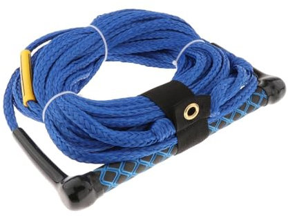 WJLYDM Leinen FüR Wasserski 23 m Wasserski-Seil, sicheres Surfen, schleppbares Wassersport-Seil, Wasserski-Seil mit Griff for Wakeboard, Knieboard, Wakesurf-Sport FüR Wasserski(Blue)