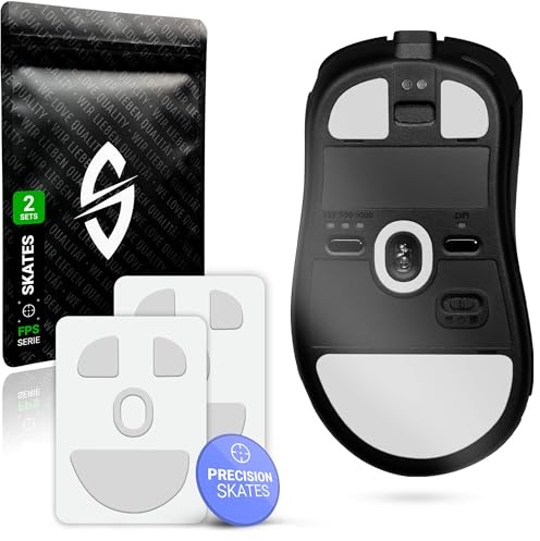SensoryBoost FPS Glides (2er Set) kompatibel mit BenQ Zowie EC CW, EC1-CW, EC2-CW, EC3-CW - Ultra Präzise, Mehr Kontrolle, Selbstpolierend - PTFE - Ersatz-Mausfüße, Skates - Maus Upgrade Zubehör