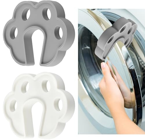 2 Pcs Front Load Washer Door Prop Washing Machine Door Prop Open Dryer Dishwasher Laundry Door Holder Washer Door Stopper to Keep for Proper Ventilation & Drying Washer And Dryer Accessories