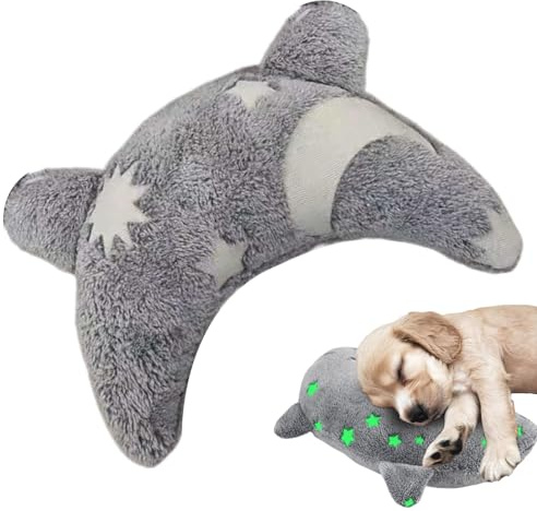 Coussin en Forme de U pour Animal de Compagnie - Col en Peluche Douce - Repose-Cou - Anneau de Sommeil Brillant - Coussin orthopédique pour - Coussin de Voyage apaisant