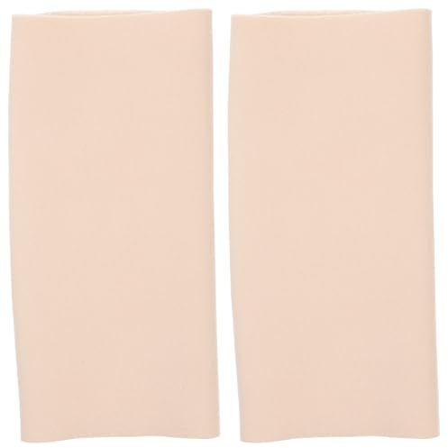 Homoyoyo Codera Antifrío Unisex de Poliéster Forro Polar, Talla L Beige, Manga Cálida, Protección para Articulaciones en Deportes y Uso Diario, Cómodo y Transpirable para Invierno
