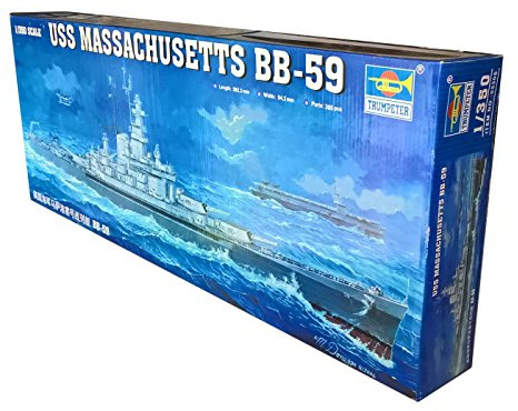 Trumpeter 1:350 - USS Massachusetts BB-59
