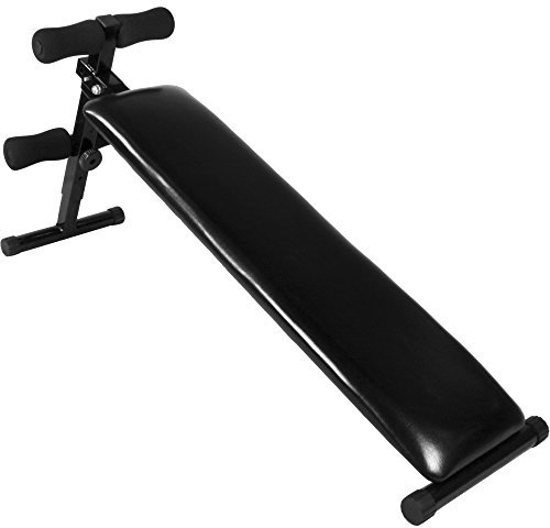 GORILLA SPORTS® Sit Up Bank - Klappbar, 3-fach Verstellbarer Winkel und 4-fach Verstellbare Beinfixierung, bis 120kg Belastbar, aus Stahl - Bauchtrainer, Trainingsbank, Rückentrainer, Fitnessbank