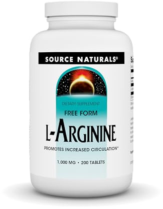 Source Naturals L-Arginine Free Form* - 1000 mg, 200 Tablets