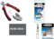 Vorfach Set 1 x Stahlvorfach 15kg, 10m ummantelt, 20 Quetschhülsen, 10 Karabiner mit Wirbel- Klemmhülsenzange & gratis Petri Heil! Aufkleber