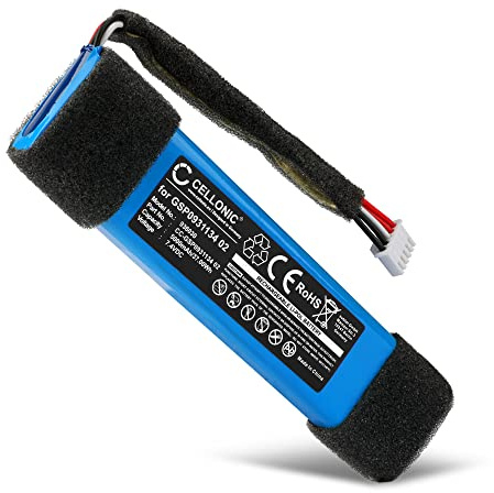 CELLONIC 1x Battery for Speaker Compatible with JBL Xtreme 1, GSP0931134 02 - (5000mAh, 7.4V)