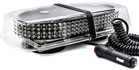 PNNNU 240LED Lampada da Soffitto per Auto Luci di Polizia da Tetto Breve Fila Lampeggiante Luce di Avvertimento LED Strobo Luce di Emergenza 12V 24V