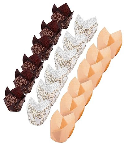Zerodeko 150stücke Kuchenpapierbecher Diy Backformen Ölfest Hohe Temperatur Papierbecher Backbecher Cupcakebecher
