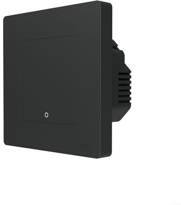 Für Moes For Tuya For ZigBee Smart Light Switch, Wireless Scene Switch Push Button Controller (1 Gang Black)