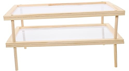 ABOOFAN Nudelregal für Küche mit Stabilem Einfach zu Bedienendem Design Spaghetti Regal für Haushalt und Gemüse Trockengestell für Innenbereich