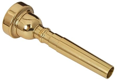 5c Trompetenmundstück aus Kupfer für Trompete, Präziser Klang | Goldfarbenes Zubehörteil, Ersatz für Blechblasinstrumente, Kompakte Bauform, für Passende Modelle