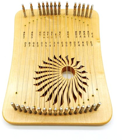 CAYLEN KaLyra aus Ahorn, Kalimba-Lyra mit 31 Saiten