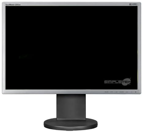 SIMPLETEK – Schermo Monitor Display 2223NW LCD 22 16:9 PC Full HD FHD 1920 x 1080 VGA VESA DVR Cassa Nero/Grigio | Con Base, Cavo VGA e Alimentazione Inclusi (Ricondizionato)