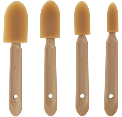 ANKROYU Set di strumenti per calafataggio in silicone 4 pezzi Kit di finitura flessibile per malta per malta elastica per applicazione di sigillante liscio in, bagno, giunti per p