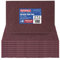 Faithfull AHPMAROON Very Fine Hand Pad 230 x 150mm - Maroon (Pack of 10), FAIAHPMAROON
