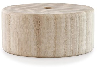 Rosone in legno con accessori per il fissaggio