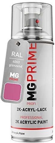 MG PRIME RAL 4003 Erikaviolett/Heather violet glänzend 2K Acryl Spraydose Sprühdose 400 ml schnelltrocknend