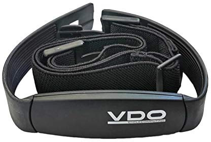 VDO 6605 Ceinture de fréquence cardiaque ANT+ Capteur numérique cœur compatible avec Wahoo Element Bolt GPS