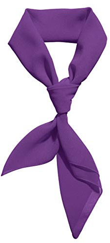 Comsite Purple Scarf Women Ascot Disgust Inside Out Costume Girls Bandana Neck Scarf
