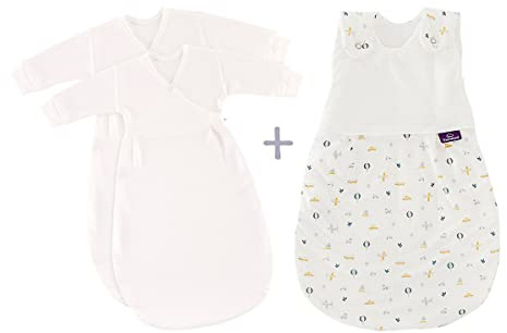 Träumeland Babyschlafsack LIEBMICH 3-teilig Set BrummBrumm, Größe 56/62