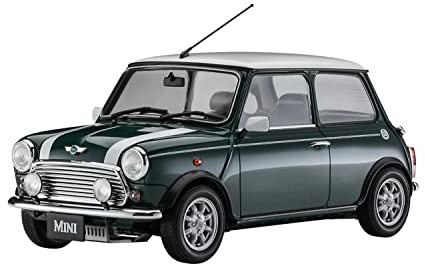 Hasegawa - 1/24 Mini Cooper 1.3i, 1997 - Plastikmodellbausatz, Weiß