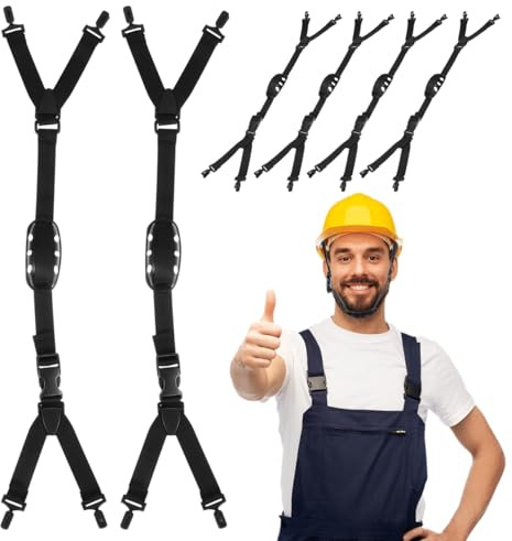 ULTECHNOVO Hard Hat Chin Strap Adjustable Replacement Chin Strap with Secure Buckle Universal Safety Helmet for Construction Workers Outdoor Use 6 pack
