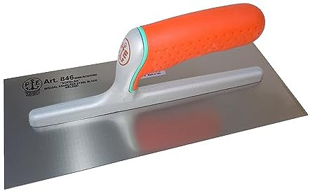La zappa Frattone liscio Eccelsa in acciaio con manico ergonomico in abs (12 x 28 cm)