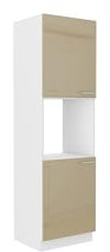 Kuechen-preisbombe Küchen Hochschrank 60 Lara Cappuccino Hochglanz Küchenzeile Küchenblock Küche