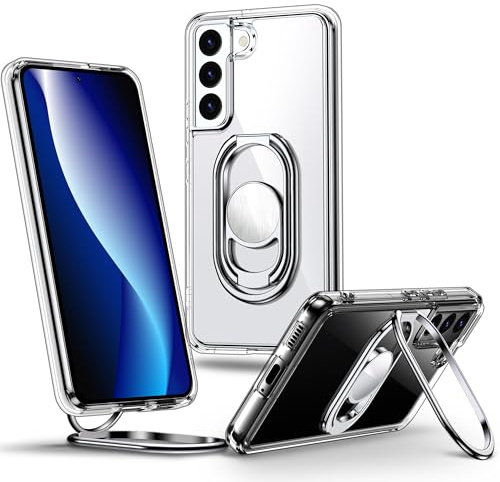 SHIELDS UP for Samsung Galaxy S21 Case with Double Ring Holder,Clear.