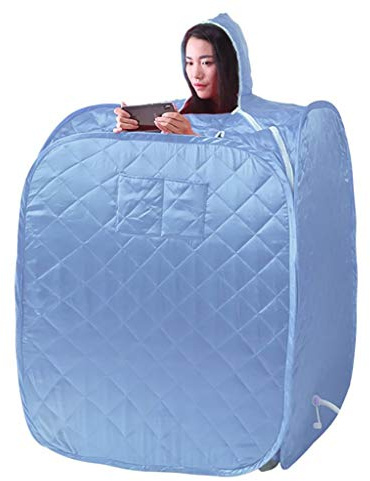 Lazy SPA, De Vapor portátil Sauna SPA, Ligero portátil de Vapor Personal Sauna SPA Detox, 1-9 de Engranajes de Ajuste Relajación en el hogar (Color : Individual)