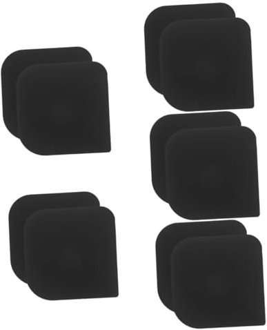 Amosfun 10 Pièces grattoir de cuisine crème cuisson scrapeur gâteau plus lisse grattoirs d'établi gommeux spatule grattoirs à casseroles outils de nettoyage de casseroles de cuisine PC