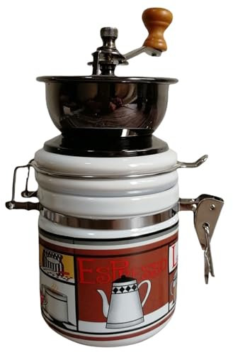Caffè Manuale Classico Con Burs In Ceramica Macinacaffè Per Macinino Consistente Adatto Per Uso A Casa E All'aperto