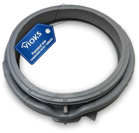 VIOKS Manicotto per porta di ricambio per lavatrice Sаmsung DC97-18852A DC64-03197A guarnizione in gomma per porta guarnizione in gomma per porta caricamento frontale lavatrice WW80 WW81 WW91