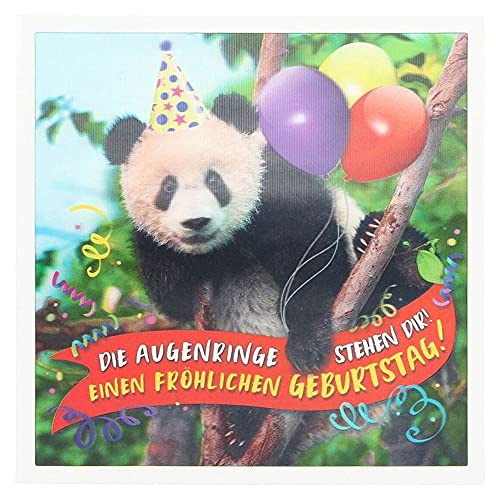 Depesche 5326.053 Glückwunsch-Karte zum Geburtstag mit 3D Motiv, Geburtstagskarte, ca. 17 x 17 cm groß, inkl. passendem Umschlag und Innentext