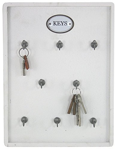 Moritz Tabla para las Llaves, estilo Rústico, color Blanco