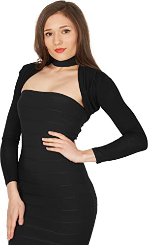 BlackButterfly Jerseybolero Dam Långärmad Smal | Öppen fram, Dras på, Utan knäppning, Ärmar ända till handleden, Hög stretch, Mjuk viskosjersey, Storlek S-XXL