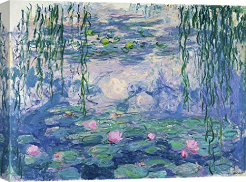 ART PRINT CAFE' – Berühmte Bilder auf Leinwand - Claude Monet, Seerosen - 80x60 cm