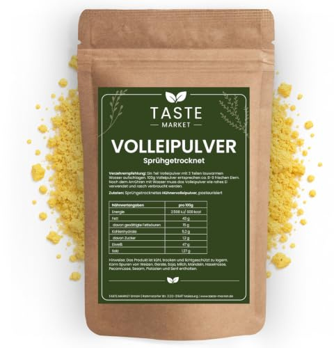 2 x 100 g heläggspulver | tillagning matlagning bakning | äggersättning | spraytorkad | hel ägg | 200 g | TASTE MARKET |