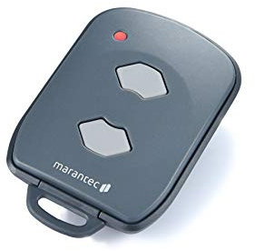 Marantec digital 392 mini handheld transmitter 868 MHz, successor to digital 302 313 321, remote control garage door opener 165103.