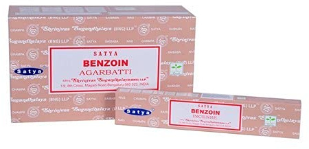 Satya Encens Naturel Benjoin 144 bâtons