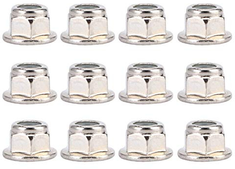 12 Stück Rc Kontermuttern, 1/10 Reifen 4 Mm rutschfeste Mutter Kompatibel Mit Axial Traxxas Trx4 Trx6 Scx10 Rc Modellauto(Silber) Drfeify 12Pcs 4Mm
