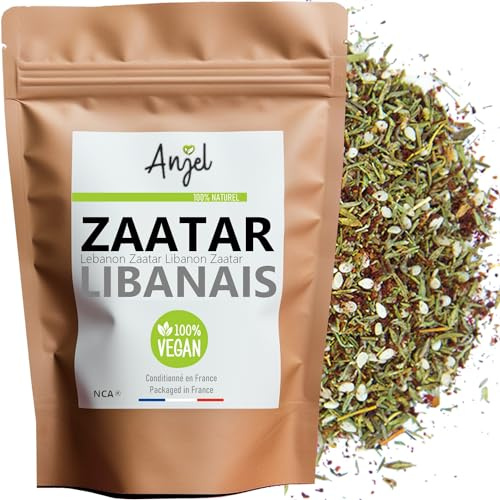 Zaatar Libanais Mélange Epices 100% Naturel sans additifs arôme épices Zatar Libanais Traditionnel Thym Sumac Sésame Vegan sans Gluten - NCA (250)