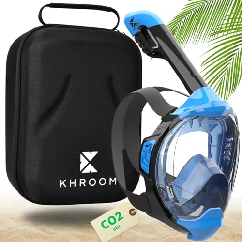 Khroom Schnorchelmaske für Erwachsene Seaview Y, CO2 sicher, SGS geprüft