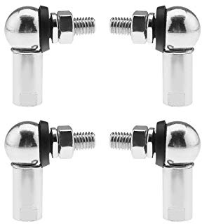 YINETTECH 4 Piezas Kit De Rótula De Conexión En ángulo De con Clip De Resorte Sello Antipolvo CS DIN 71802 Reemplazos De Conexión De Engranaje -M6 (LH Y RH)