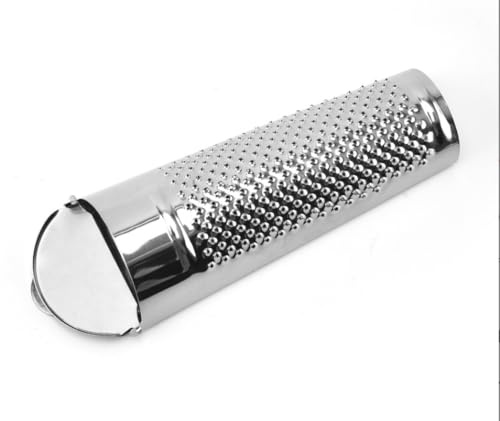 Silver Multifunctional Kitchen Stainless Steel Ginger Garlic Nutmeg Grater Nut Walnut Lemon Hand Planer Tool Lemon Professional Kitchen Tool,Peeling, Grating and Slicing Tools