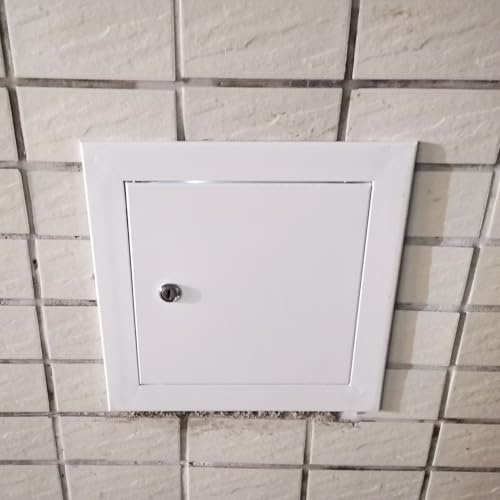 Sportello Ispezione Pannello di Accesso in Metallo Bloccabile, Piccola Porta di Accesso Alla Soffitta, Sportello di Ispezione per Cartongesso, Porta Nascosta di Accesso All'impianto Idraulico(35x60cm/