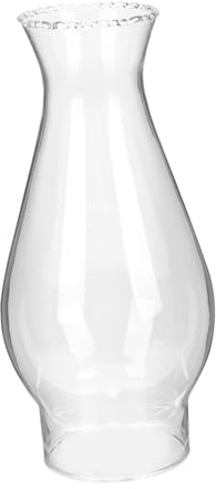 NOLITOY Paralume per Bottiglia in Vetro per Lampada Olio, Ricambio Retrò Trasparente per Lampada a Petrolio, Facile da Installare, per Esterno e Campeggio