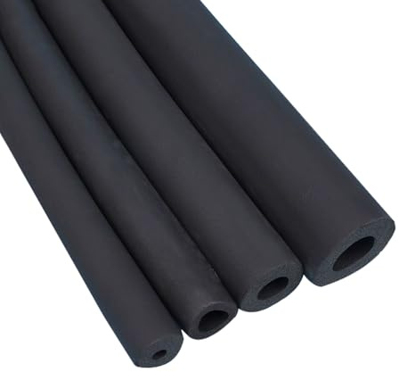 Antifreeze Pipe Insulation Cover, Outdoor Water Pipe Insulation Foam Tube ID 16mm 20mm 25mm 48mm 108mm Foam Tubing for Handle Grip HVAC Air Conditioner Units(ID43.0mmxT9mmx1.8m)